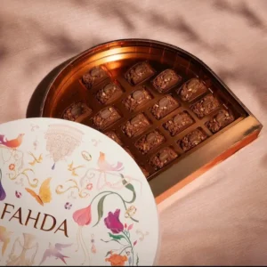 فهدة تاكو شوكولاتة فاخرة بالبندق واللوز